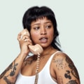 Person on a phone